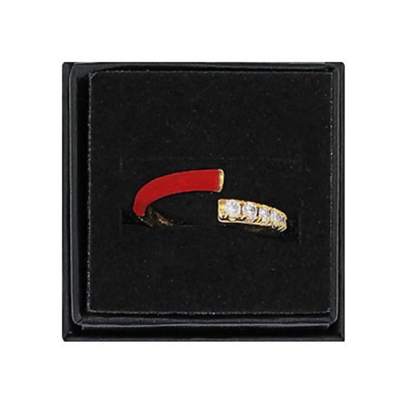 CZ & Enamel Ring